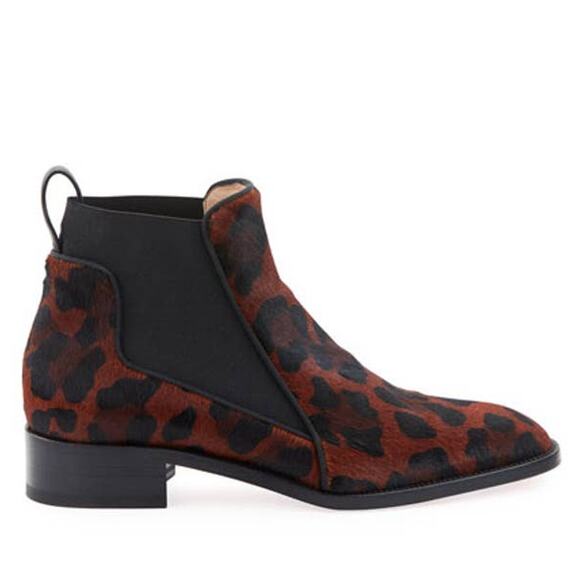 Christian Louboutin Marmada Flat Pony Foxy Calf Hair Chelsea Boots - Picture 1 of 13